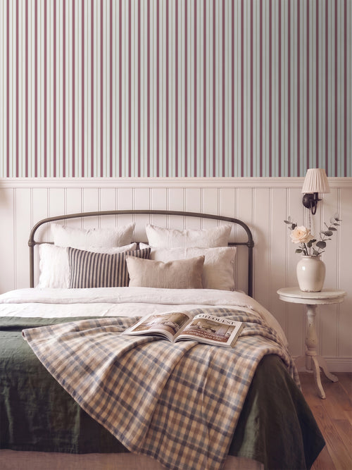 Sanders & Sanders behang strepen rood en beige - 53 cm x 10.05 m - 640703