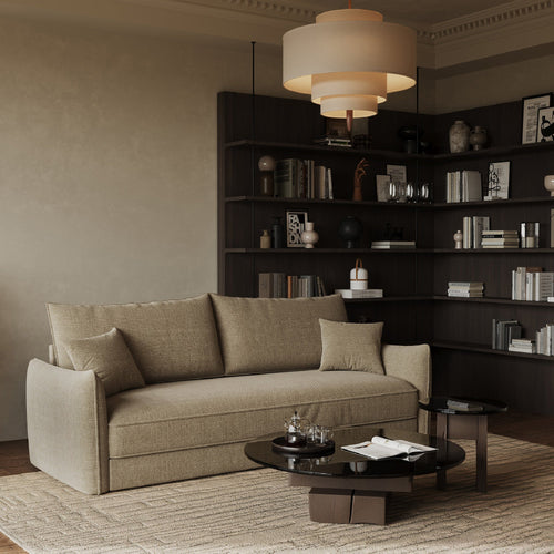 Sia Home - Rechte bank PLUME - Geweven stof - Mol - 213.5cm - vtwonen shop