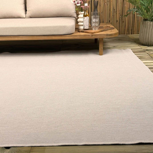 Buitenkleed Tone wit/naturel - Interieur05 - 240 x 340 cm