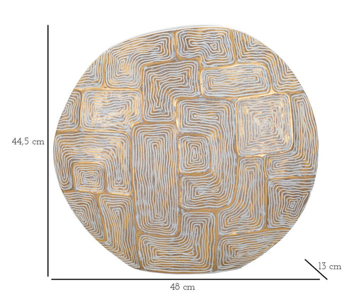 Mauro Ferretti vaas - 48x13x44,5 cm - goud