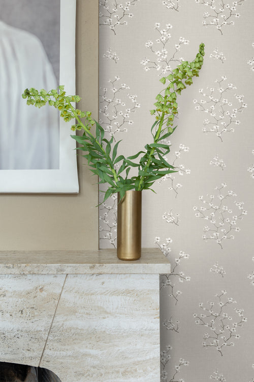 Origin Wallcoverings behang bloesemtak taupe - 53 cm x 10,05 m - 346543 - vtwonen shop