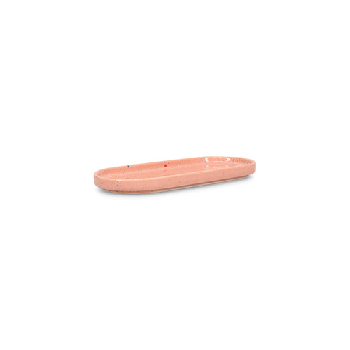 Ona - Serveerschaal 20x9cm roze Fika - Set van 4