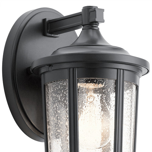 Elstead Kichler Fairfield Outdoor Wandlantaarn Zwart, IP44