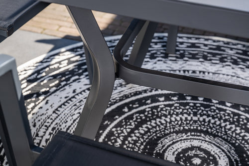 5-delige tuinset - 4 Cosmo tuinstoelen - Douglas tuintafel