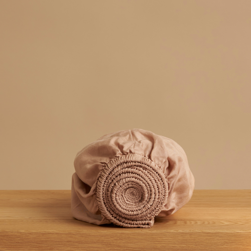 Coco & Cici - TENCEL - Twill Hoeslaken Peach - 140x200x30