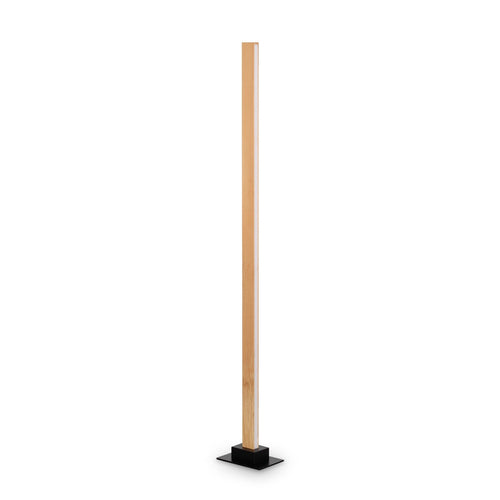 Ideal Lux CRAFT Dimbare LED Geïntegreerde Vloerlamp Hout, Ingebouwde Schakelaar, 3000K