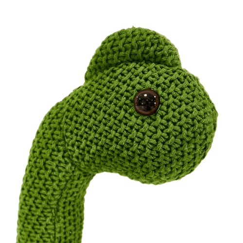 Pintado & Lacado knuffeldier Dinosaur - groente - 32 cm