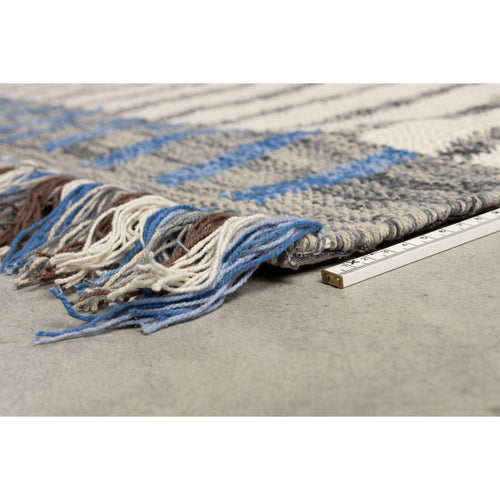 Dutchbone Hampton Vloerkleed 200x300 Blauw - vtwonen shop