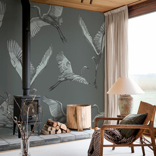 vtwonen Fotobehang - Graphic Nature warm zinc