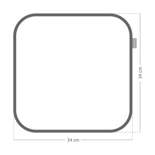 Nolon Jul Vierkant Stoelkussen Warm antraciet - vtwonen shop