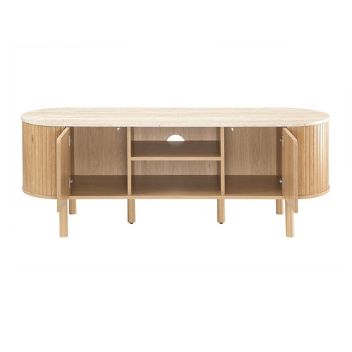 Calicosy - TV-meubel HELIOS - licht hout 140x40x52 cm