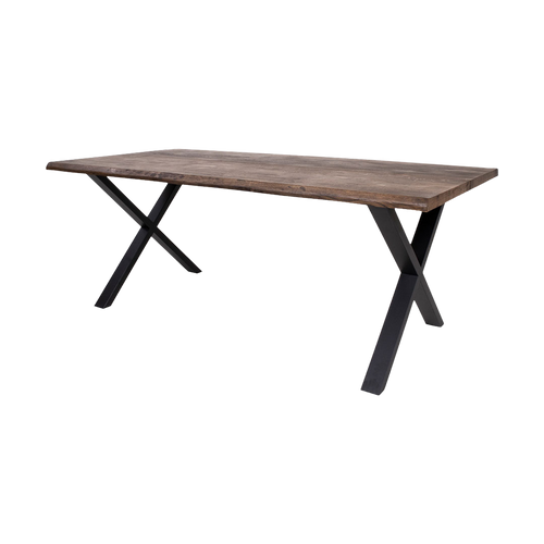 Artichok Fendi eikenhouten eettafel bruin - 200 x 95 cm - vtwonen shop