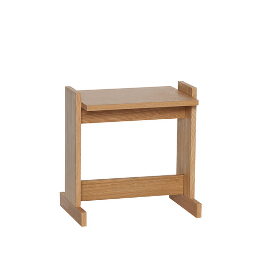 Hübsch bijzettafel Futu - mdf/oak veneer - 44x30xh45cm