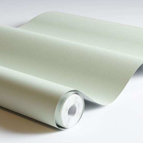 Duro Wallpaper behang effen vergrijsd groen - 53 cm x 10.05 m - 662225 - vtwonen shop