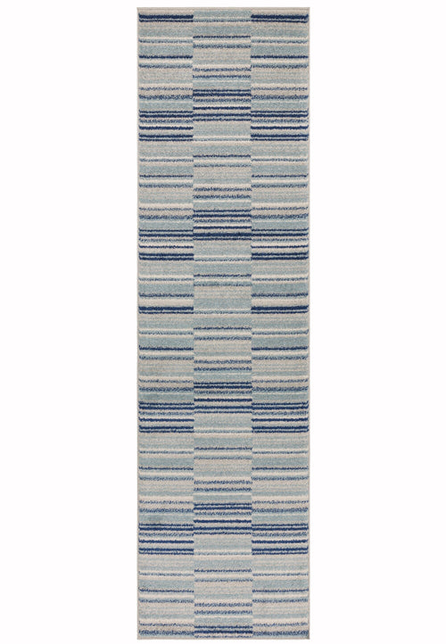 Vloerkleed Easy Living Muse Blue Stripe Rug MU05 120x170 cm - vtwonen shop