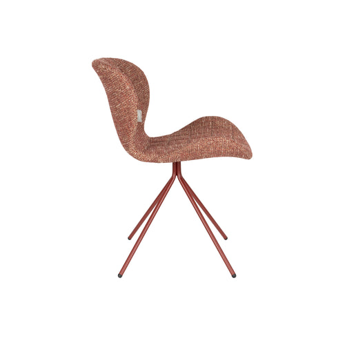 Zuiver OMG Eetkamerstoelen Terra/ Rood - Set van 2