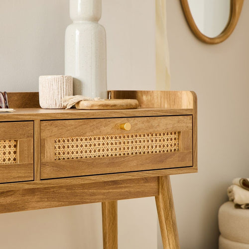 Calicosy - PALMO Design haltafel - Licht hout - 35x100x85,2 cm