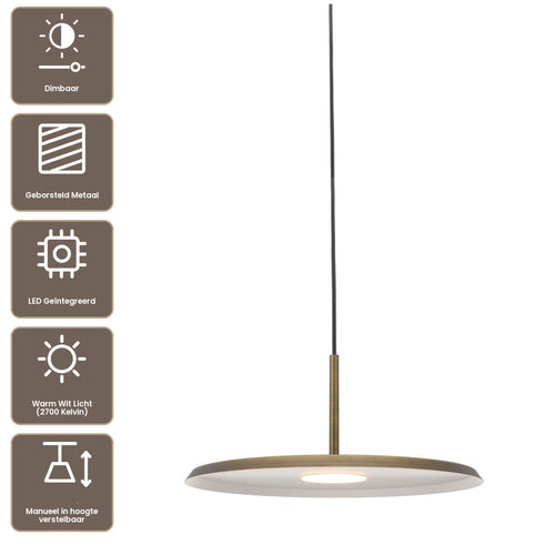 Artdelight Hanglamp Osorno - Brons