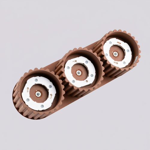 Sollux Lighting Plafondlamp AURA 3 mokka Gx53 - 32,5x10x8cm