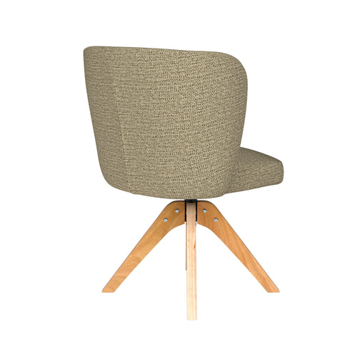 Housecraft Living Stan Eetkamerstoel Draaibaar Hout Pistache groen