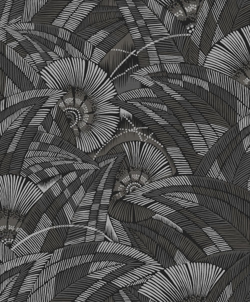 Masureel behang bladeren grijs - 53 cm x 10.05 m - 630866 - vtwonen shop