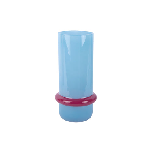 Present Time vaas Animado Anillo Large - blauw - Ø13.5cm