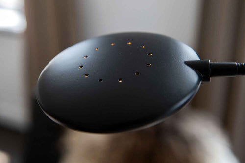 Artdelight vloerlamp UFO - 1 lichts - 26  x 140   cm - zwart - vtwonen shop