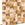 ESTAhome behang cirkels in Bauhaus stijl beige en bruin - 50 x 900 cm - 131239