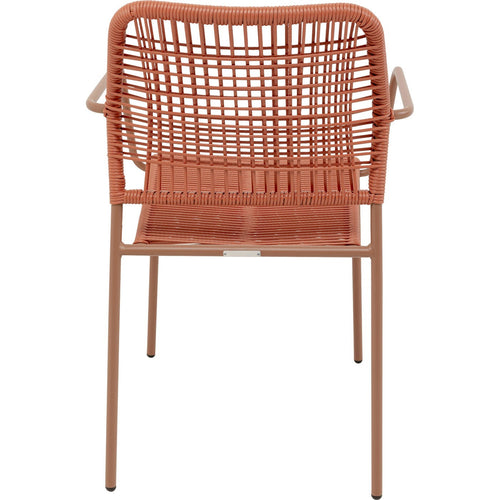 Kare Design Tuinstoel met armleuningen Madagascar rood - vtwonen shop