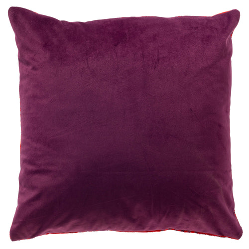 LAUREL - sierkussen 45x45 cm - geometrisch motief - Montana Grape - rood, paars