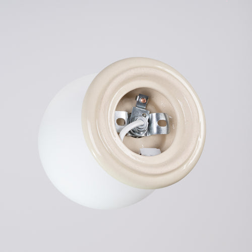 Sollux Lighting Plafondlamp ZORI beige IP44 - 12x16x12cm