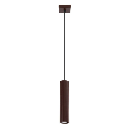 Sollux Lighting Hanglamp KARBON 1 bruin - 8x8x118cm