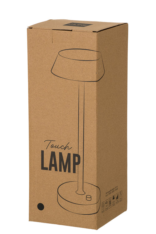 J-Line tafellamp Noé - metaal - zwart