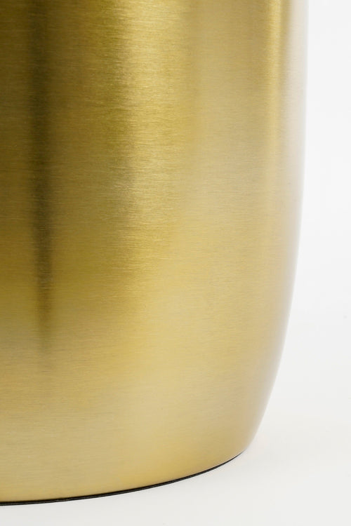 Mica Decorations Alano Bloempot - H24 x Ø25 cm - Metaal - Goud