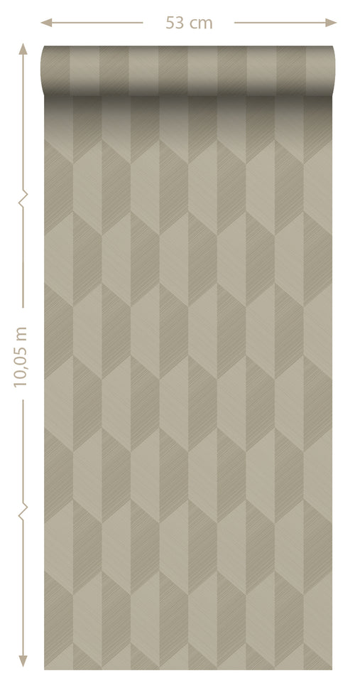 Origin Wallcoverings eco-texture vliesbehang 3D-motief celadon groen - 50 x 900 cm - 348035 - vtwonen shop