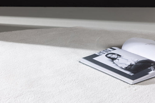 Rebellenclub Vloerkleed Joga - Ø 200 cm - Wit - vtwonen shop