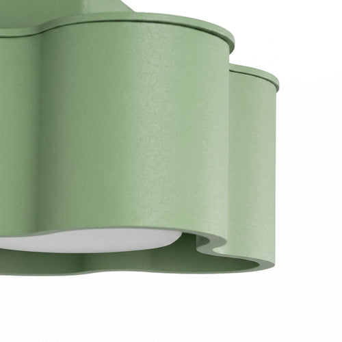 Sollux Lighting Plafondlamp OVIO 2 saliegroen Gx53 - 24,5x12x8cm