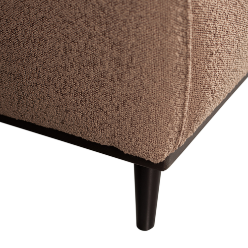 WOOOD fauteuil met arm Statement - Polyester - Nougat - 77x72x93