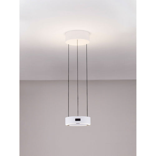 Nova Luce AFI Cilindrische hanglamp voor aan het plafond, wit, sensor dimbaar, LED, 24W, 1712lm, 3000K