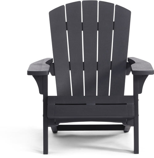 Keter Troy Adirondack Tuinstoel - 85x80x96,5cm - Zwart