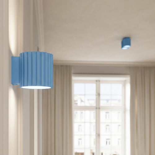 Sollux Lighting Plafondlamp AURA 1 azuur GU10 - 10x10x10cm
