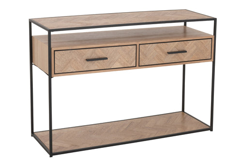 Duverger® sidetable Twist - MDF - 2 lades - vtwonen shop