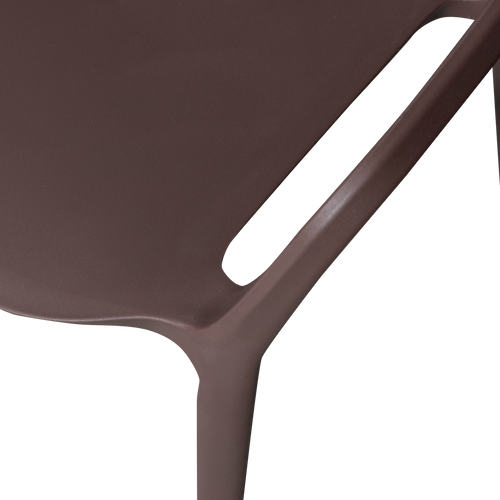WOOOD tuinstoel Bent - Kunststof - Paars/Bruin - 75x57x56 - Set van 2 - vtwonen shop