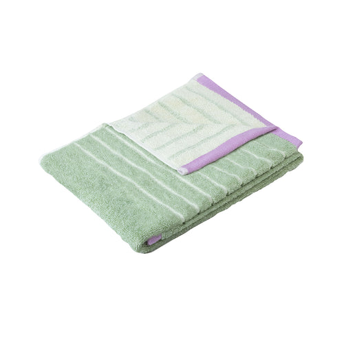 Hübsch handdoek Promenade - katoen - 70x140cm