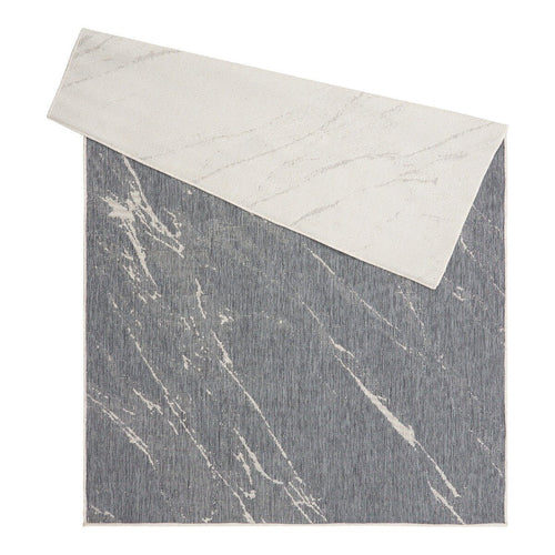 Buitenkleed Marble - Grijs/wit - dubbelzijdig - EVA Interior - 240 x 340 cm