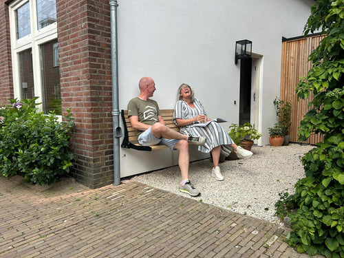 MaximaVida opklapbare gevelbank Jordaan met rugleuning 100 cm - vtwonen shop