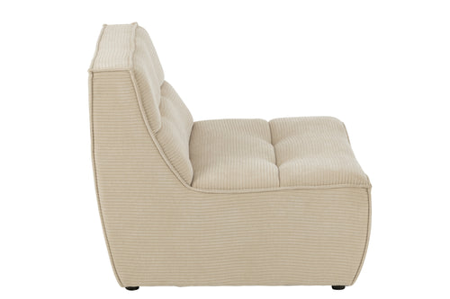 J-Line sofa grid - populierenhout/schuim - beige