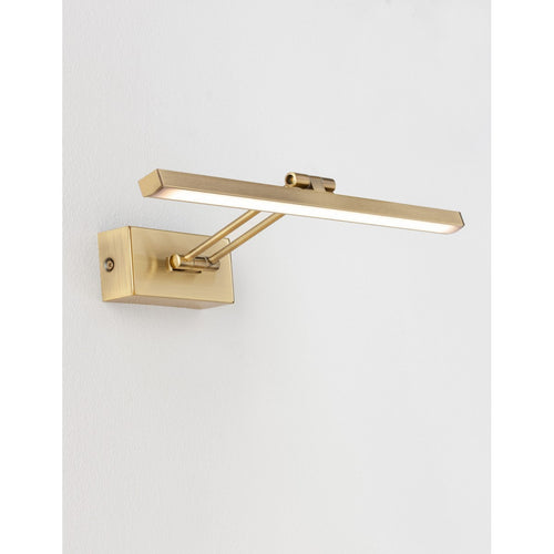 Merano Borden Schilderijlamp Antiek Messing Metaal LED 12W 801Lm 3000K