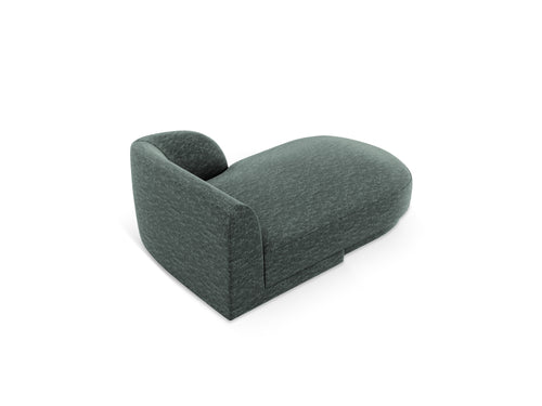 Micadoni - Rechter chaise longue "Miley" chenille, olie - 156x90x70cm
