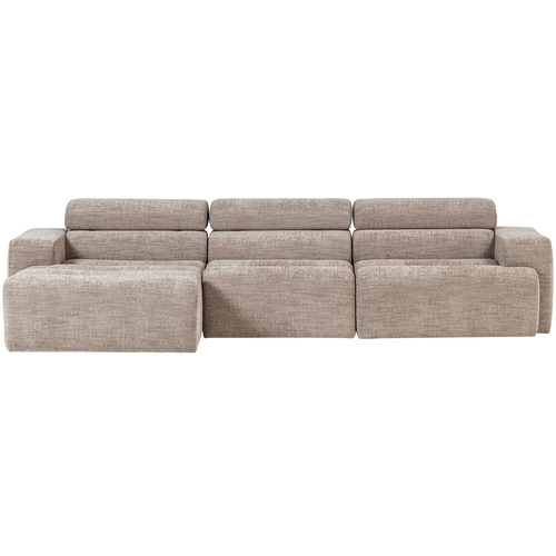 WOOOD chaise longue bank links Novi - Polyester - Naturel Melange - vtwonen shop